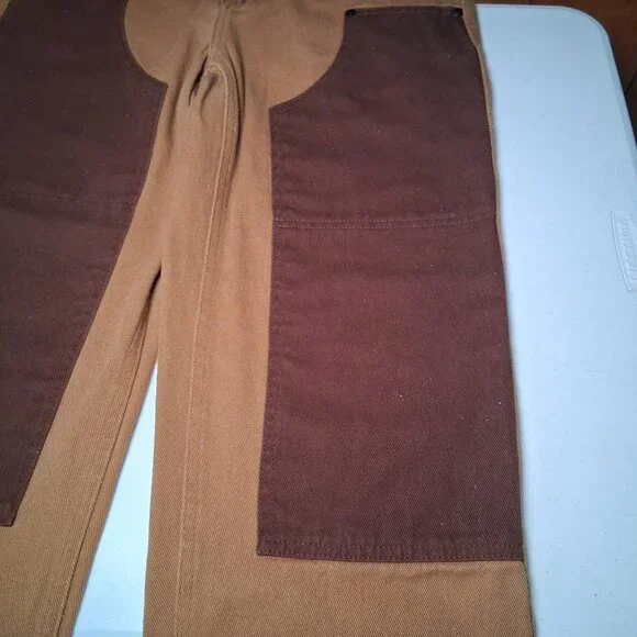 Empyre Double Knee Pants Size 30x27 Brown Canvas Work Streetwear READ - Picture 16 of 16